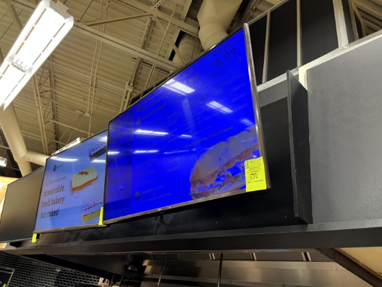 LG 49" TV with Wall Bracket and Remote