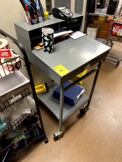 Metal Receiving Desk