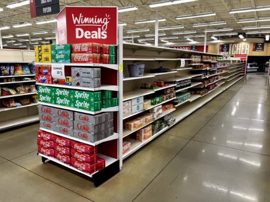 72ft Run of Storeflex Shelving