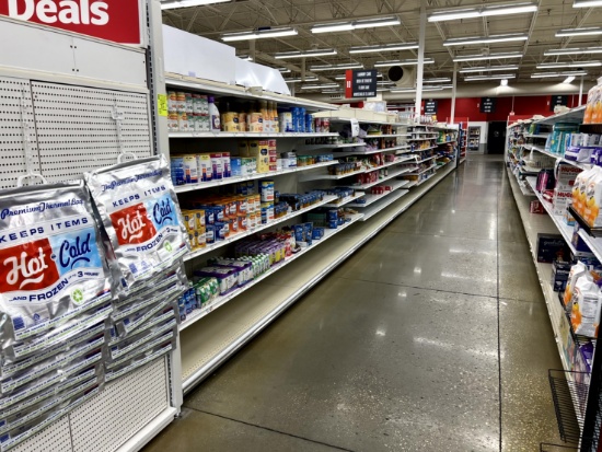 90ft Run of Storeflex Shelving