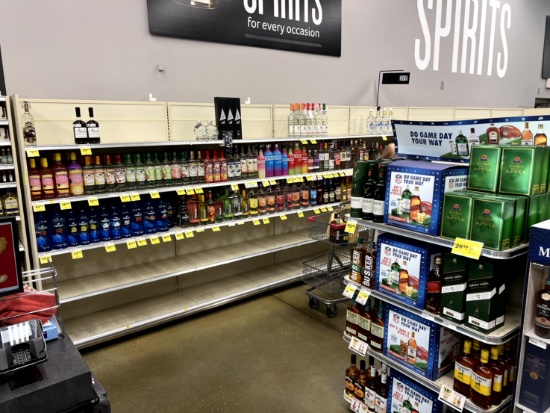 56ft Run of Store Flex Shelving