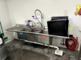 Three Compartment Stainless Sink