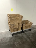 Two Dollys and All Brown Totes