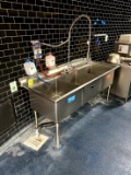 Three Compartment Stainless Sink