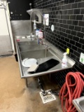 Three Compartment Stainless Sink