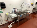 Three Compartment Stainless Sink