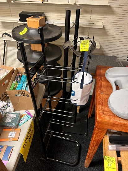 Produce Bag Stand W/ 2 Merchandisers
