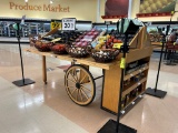 Wagon Style Dry Produce Merchandiser