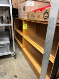 128in Wooden Shelving Unit