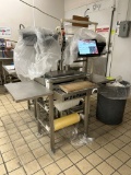 Heat Seal Wrapping Station W/ Bizerba Pricing Scale