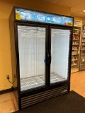 True Natural Refrigerant Two Door Ice Merchandiser