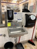 Hand Sink W/ Soap And Paper Towel Dispenser