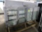 AHT cabinet freezer, made to go above portable freezers, self-contained