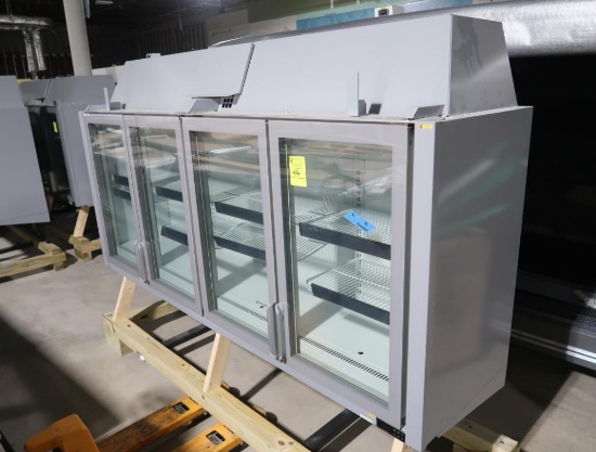 AHT cabinet freezer, made to go above portable freezers, self-contained