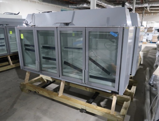 AHT cabinet freezer, made to go above portable freezers, self-contained