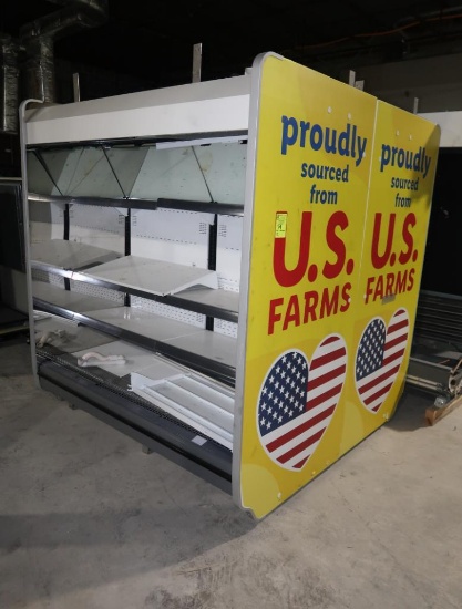 Hussmann refrigerated cases, ~6' cases