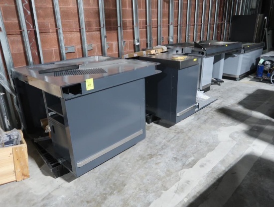 Royston metal checkstand parts, for parts or scrap