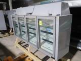 AHT cabinet freezer, made to go above portable freezers, self-contained