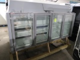 AHT cabinet freezer, made to go above portable freezers, self-contained