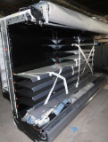 Hussmann refrigerated cases, 2) 8' cases, 1) 6' case