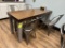 (2) 5ft tables with (8) Chairs