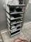 Plastic Shelving Unit on Wheels