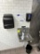 Hand Sink with Soap and Paper Towel Dispenser