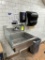 Hand Sink with Soap and Paper Towel Dispenser