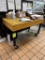 Portable Wood Top Table