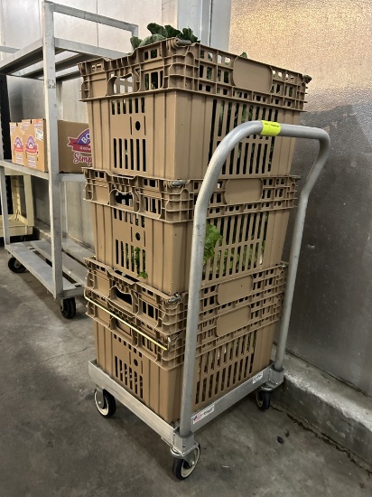Floor Dolly with Crates