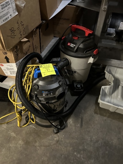 Assorted Shop Vacs