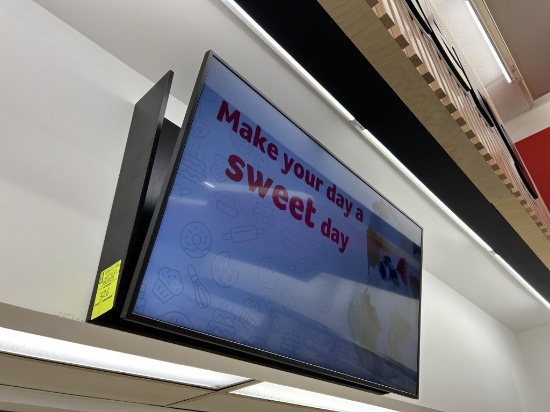 50" Color Display with Wall Mount