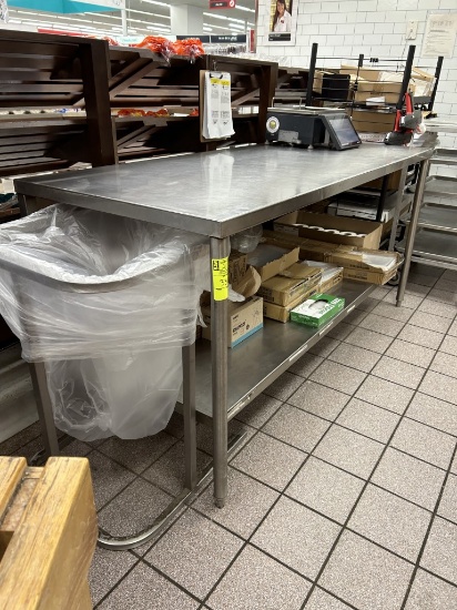 6ft Stainless Steel Table
