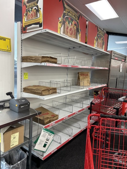 8ft of Madix Wall Shelving