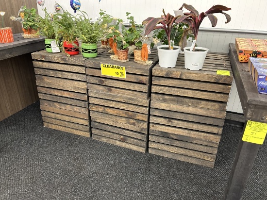 Group Of Wooden Crates