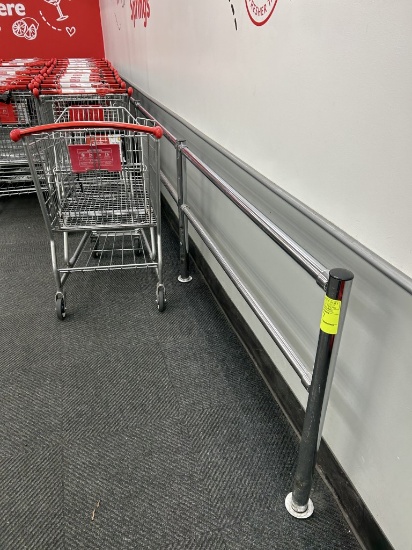 Cart Containment Railing