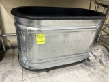 4ft Metal Trough on Wheels
