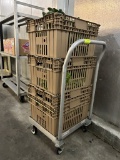 Floor Dolly with Crates