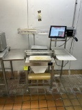 Heat Seal Wrapping Station W/ Bizerba Pricing Scale