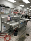 Stainless Steel 3 Comp Sink