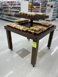 Portable 2 Tier Merchandiser