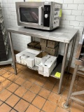 3ft Stainless Steel Table