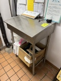 Stainless Receiving Desk