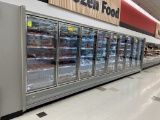 9 Door Run of Kysor Warren Low Temp Cases