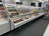 20ft Run Of 2010 Barker Curved Glass Deli Service Cases