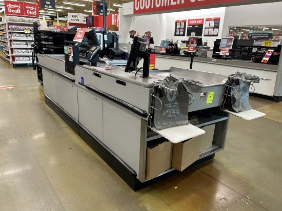 Royston UL-6 Dual Belt Checkstand (NO POS)