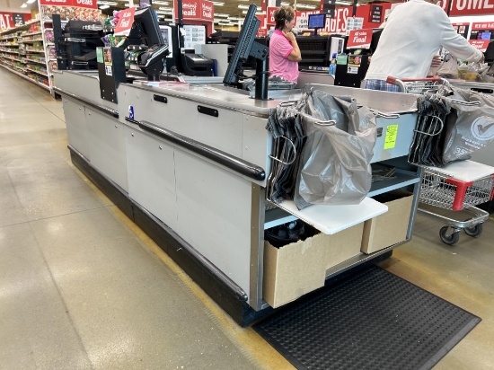 Royston UL-6 Dual Belt Checkstand (NO POS)