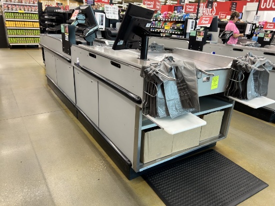 Royston UL-6 Dual Belt Checkstand (NO POS)