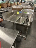 Advance Tabco Stainless Steel Single Basin Sink W/ Sprayer