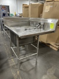 Advance Tabco Stainless Steel Single Basin Sink W/ Sprayer